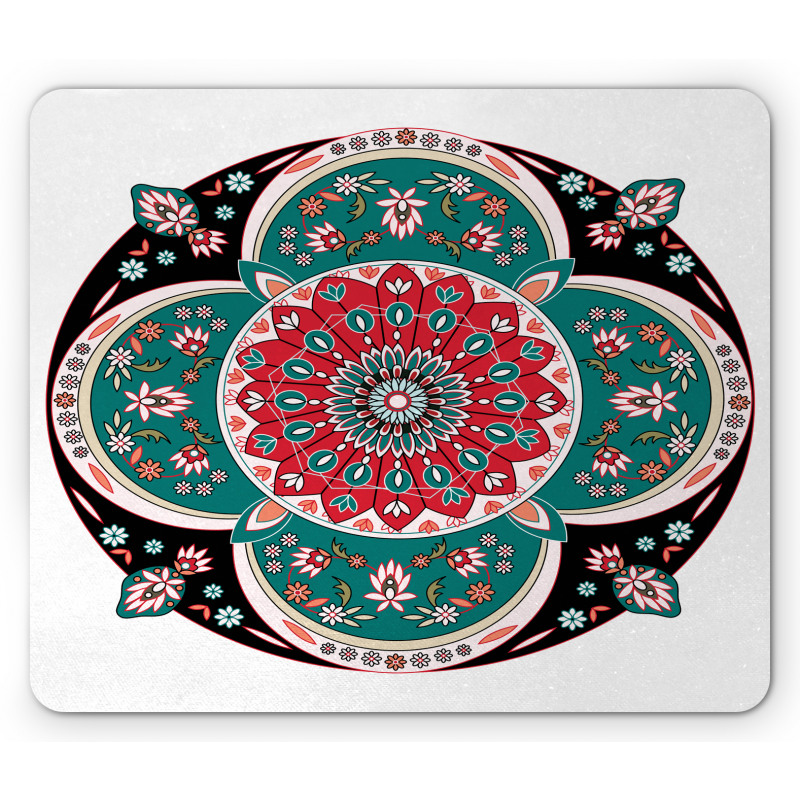 Floral Ethnic Mouse Pad