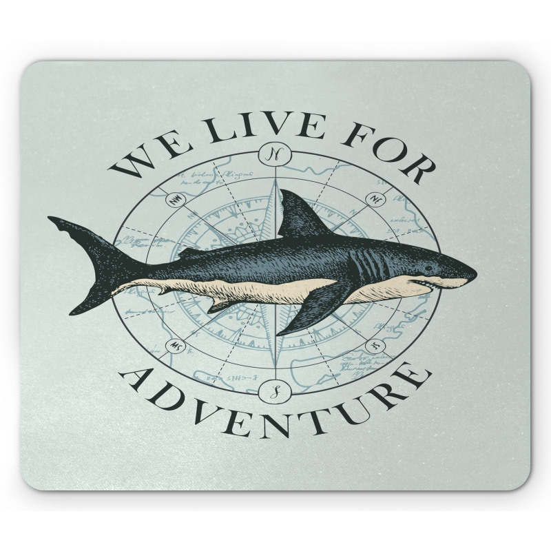 We Live for Adventure Mouse Pad