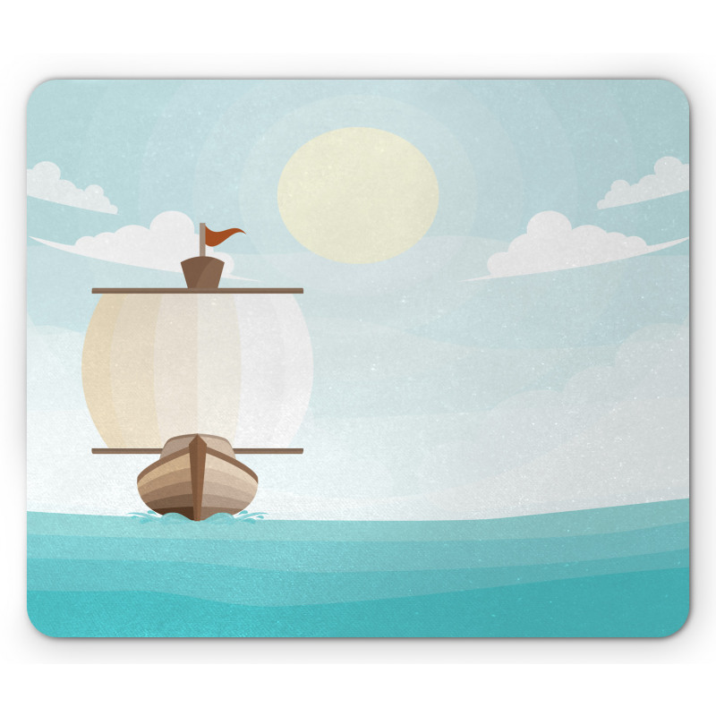 Sailboat in the Ocean Mouse Pad