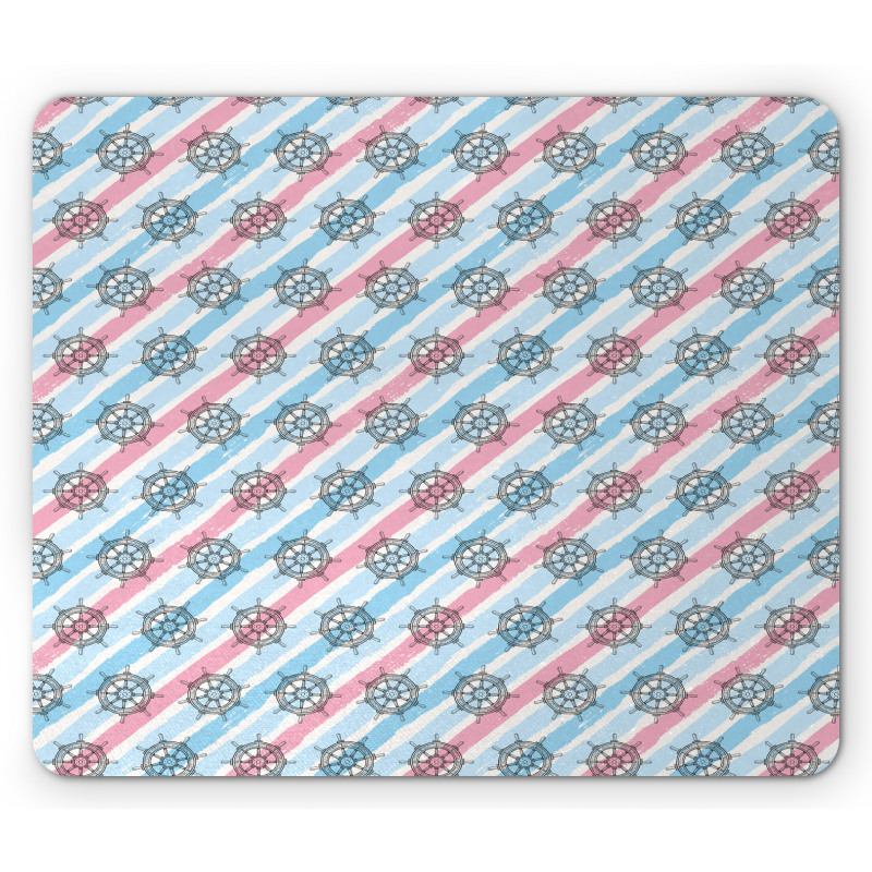 Steering Wheel Stripes Mouse Pad