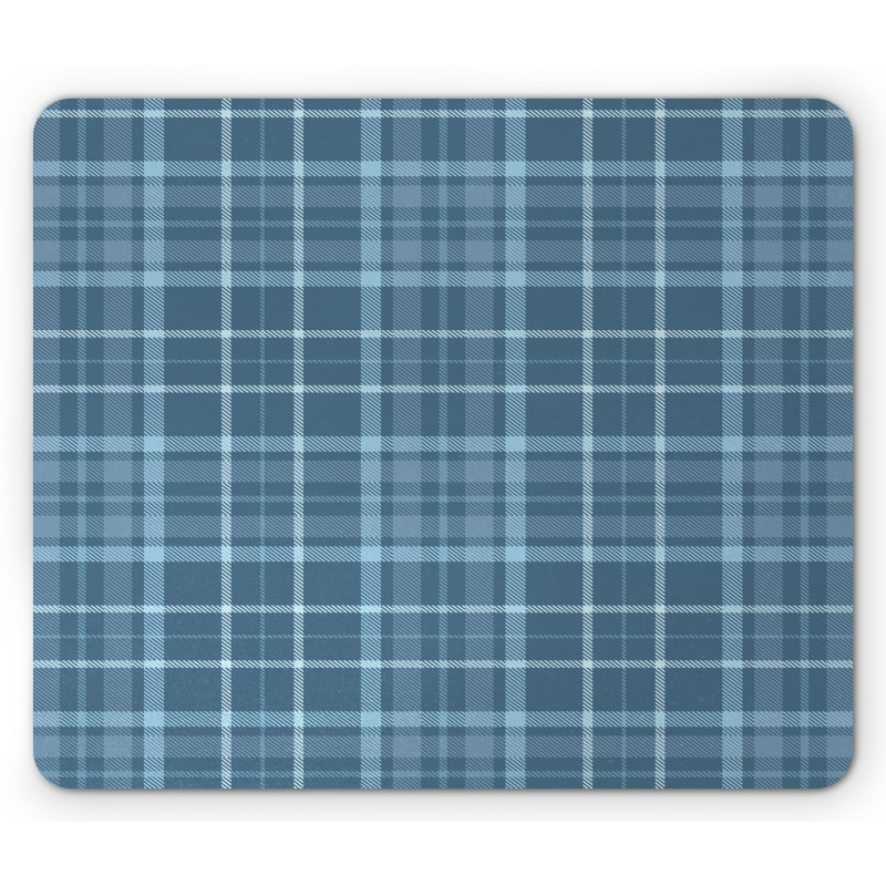 Rhythmic Rustic Checkered Mouse Pad