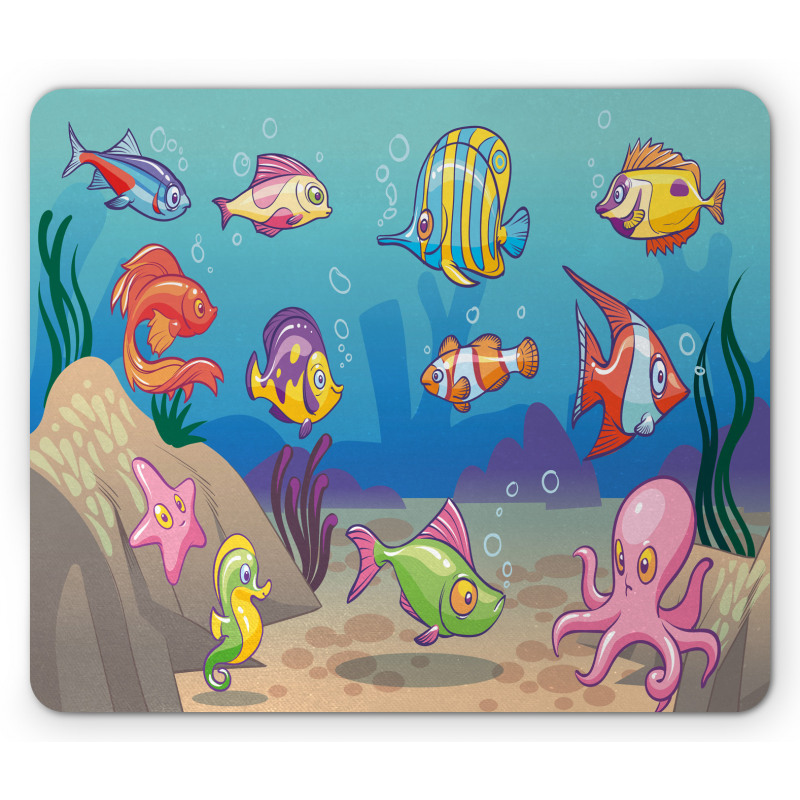 Colorful Under Sea Mouse Pad