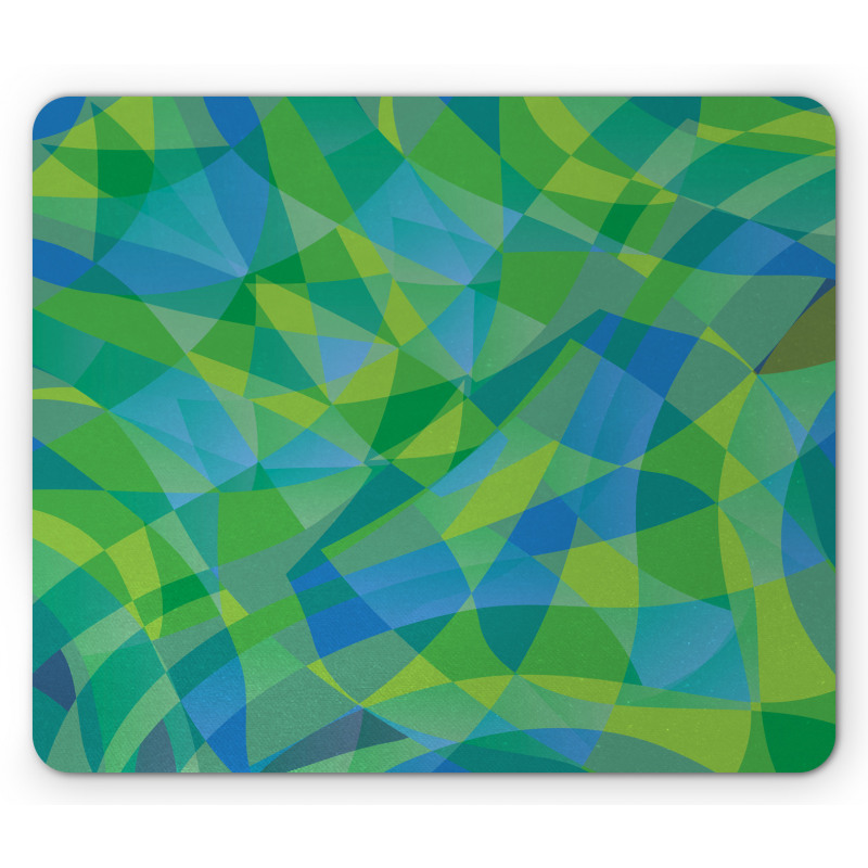 Mosaic in Nature Colors Mouse Pad