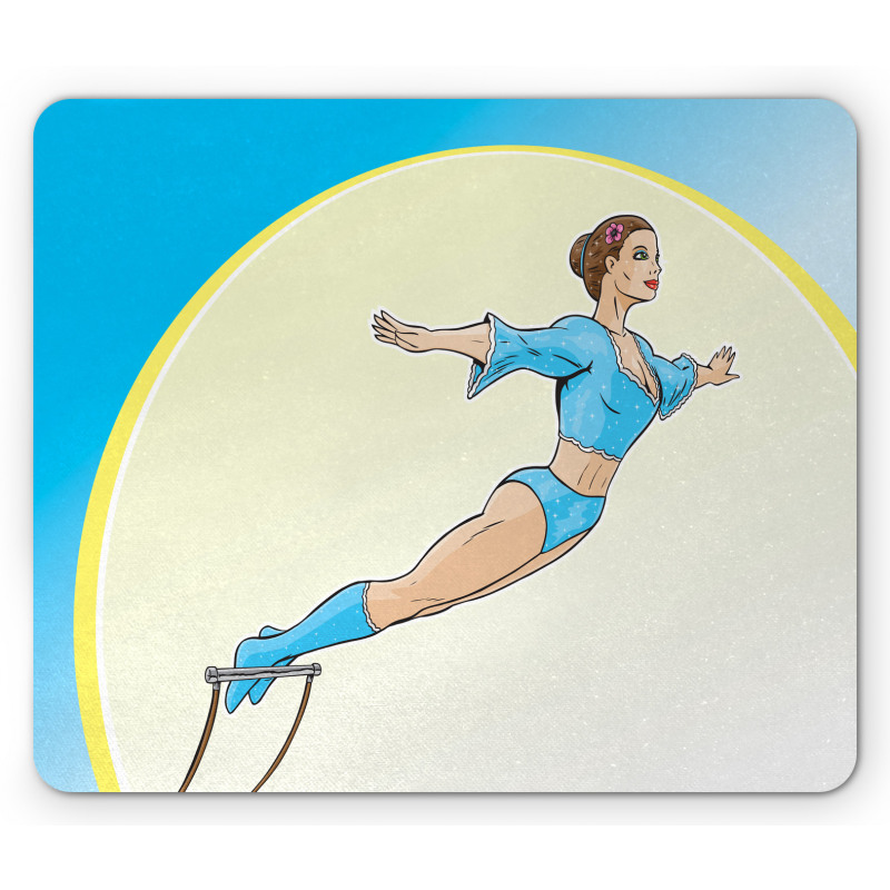 Woman Performing Trapeze Mouse Pad