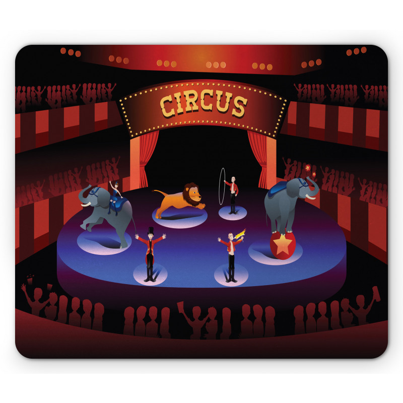 Pattern of Show Time Stage Mouse Pad