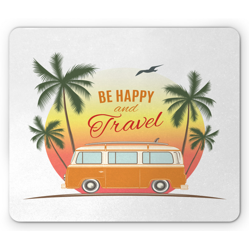 Retro Palms Free 60s Mouse Pad