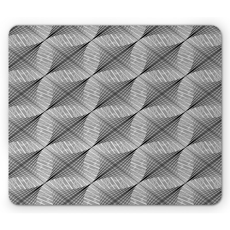 Diagonal Streaks Concept Mouse Pad