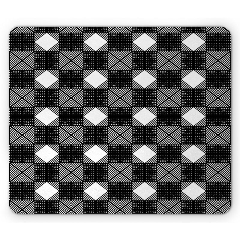 Symmetric Squares Lattice Mouse Pad