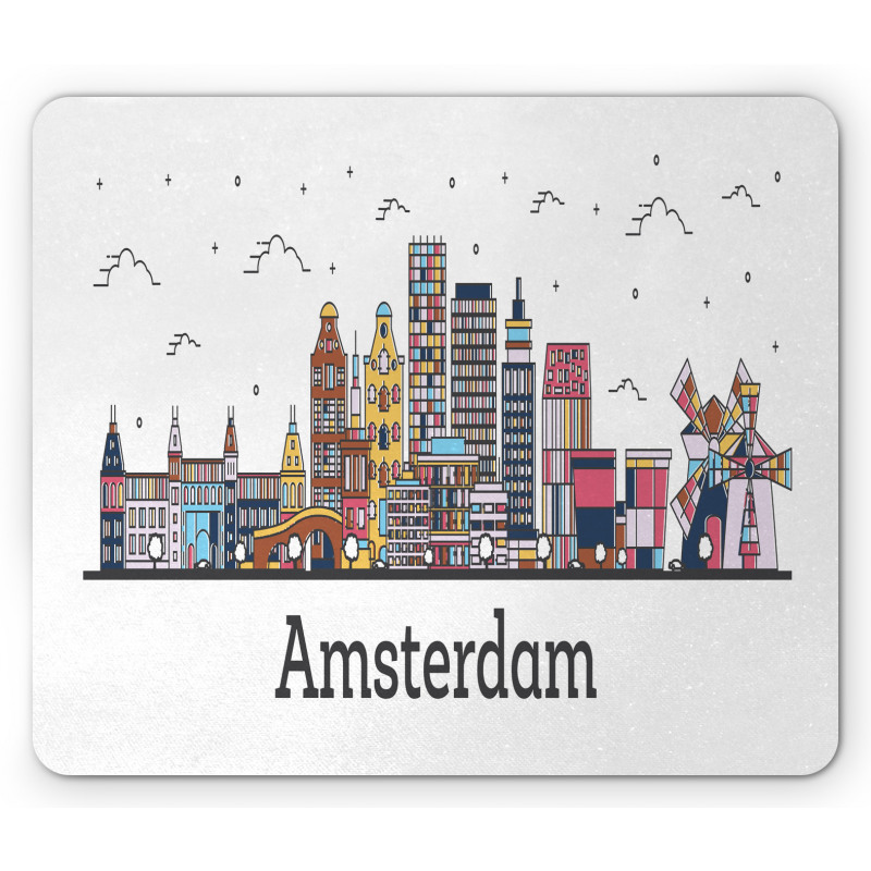 Netherlands Cityscape Mouse Pad