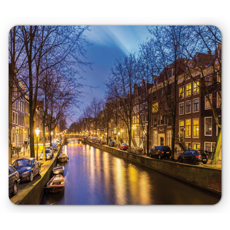 City Canals West Side Mouse Pad