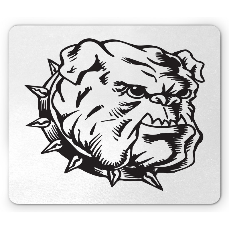 Monochrome Graphic Image Mouse Pad