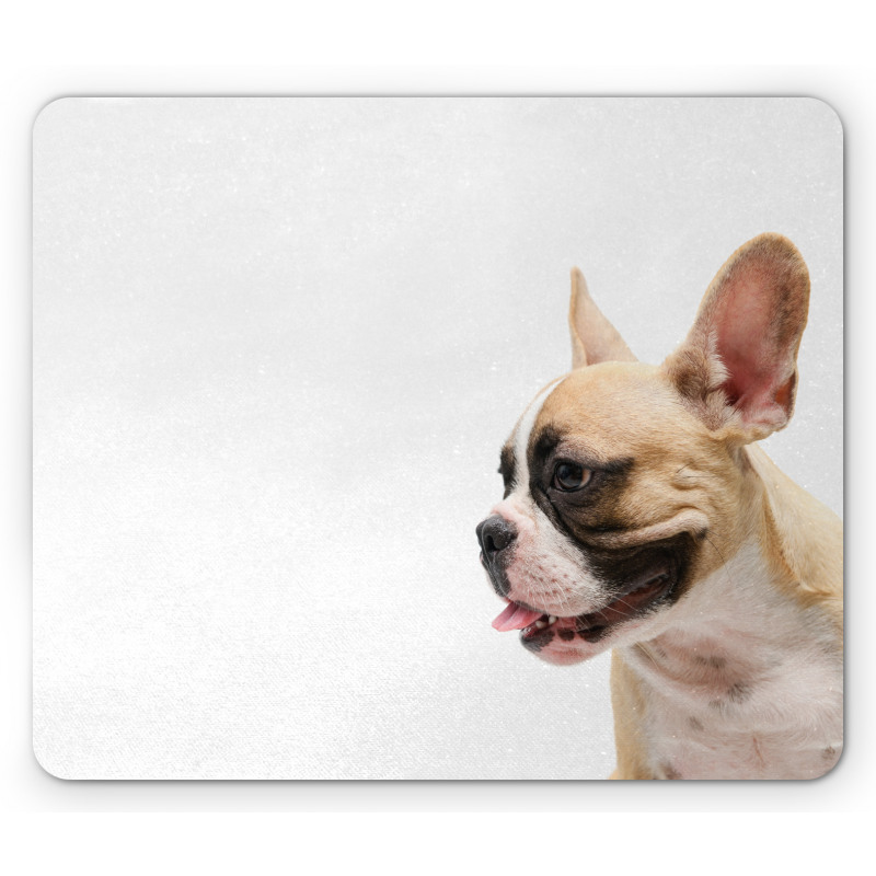 Side View French Doggie Mouse Pad