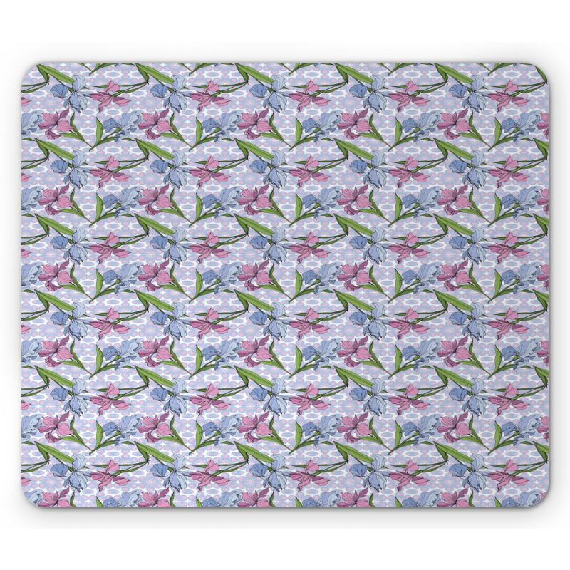 Ornate Botanical Flora Mouse Pad