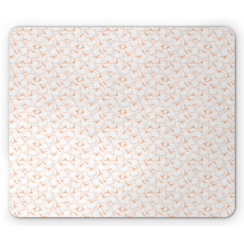 Organic Harvest Oranges Mouse Pad