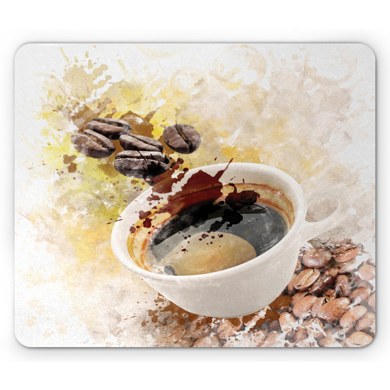 Paint Blots Stains Beans Mouse Pad