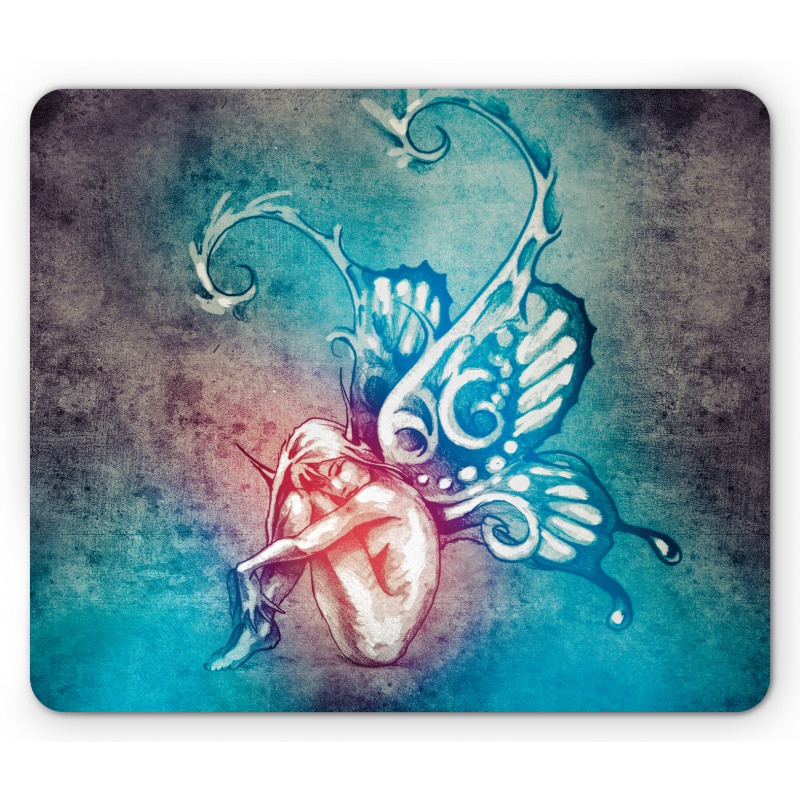Butterfly Winged Fairy Mouse Pad