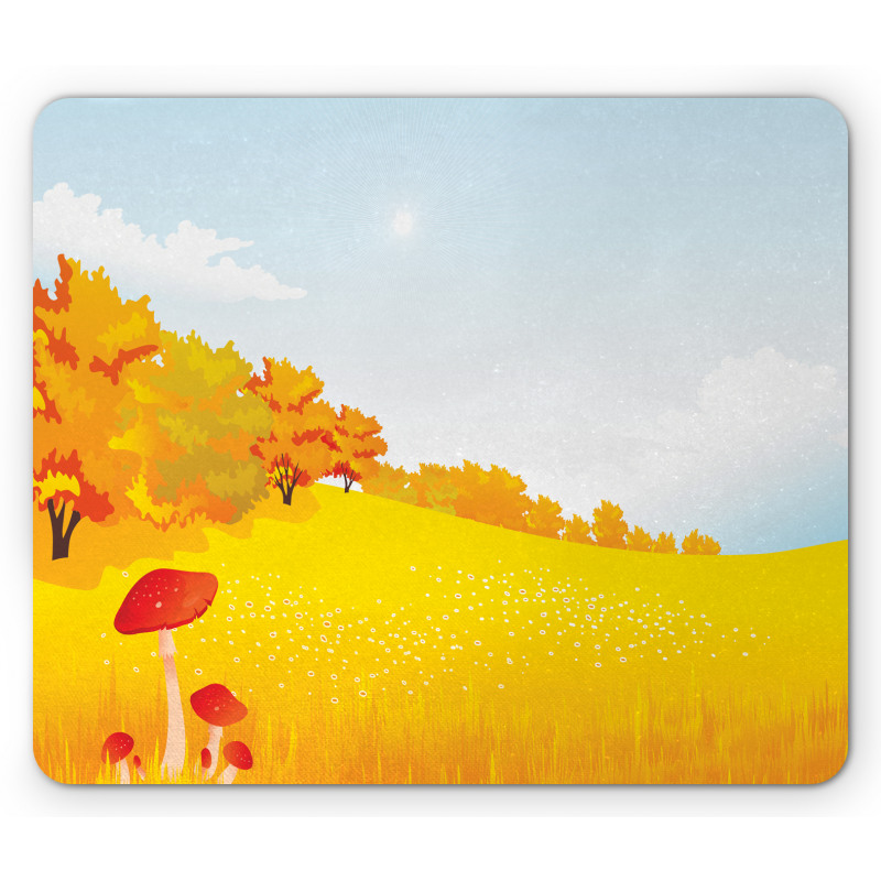 Fall Landscape Meadow Mouse Pad