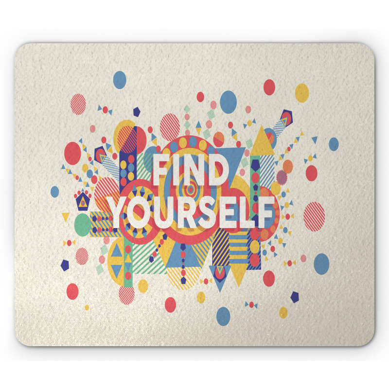 Typographical Poster Mouse Pad