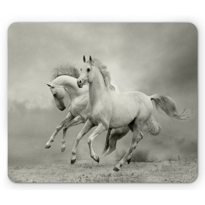 Horse Freedom Theme Mouse Pad