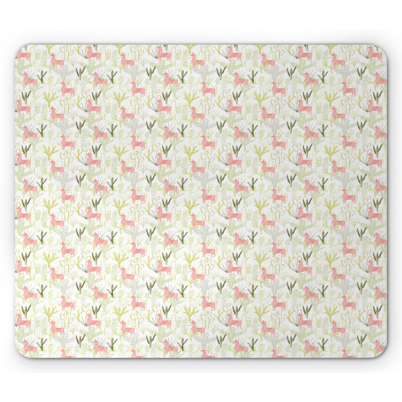 Scribbled Drawn Design Mouse Pad