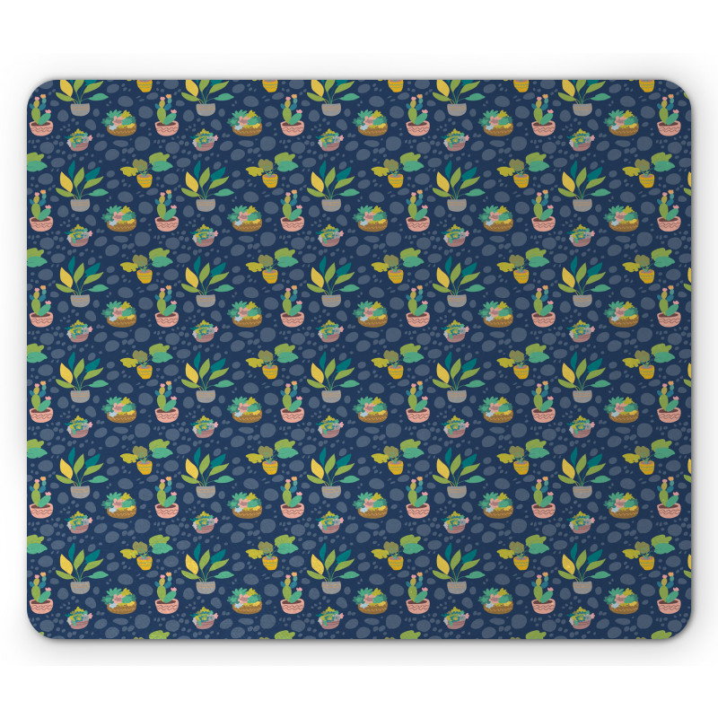 House Plant Succulents Mouse Pad