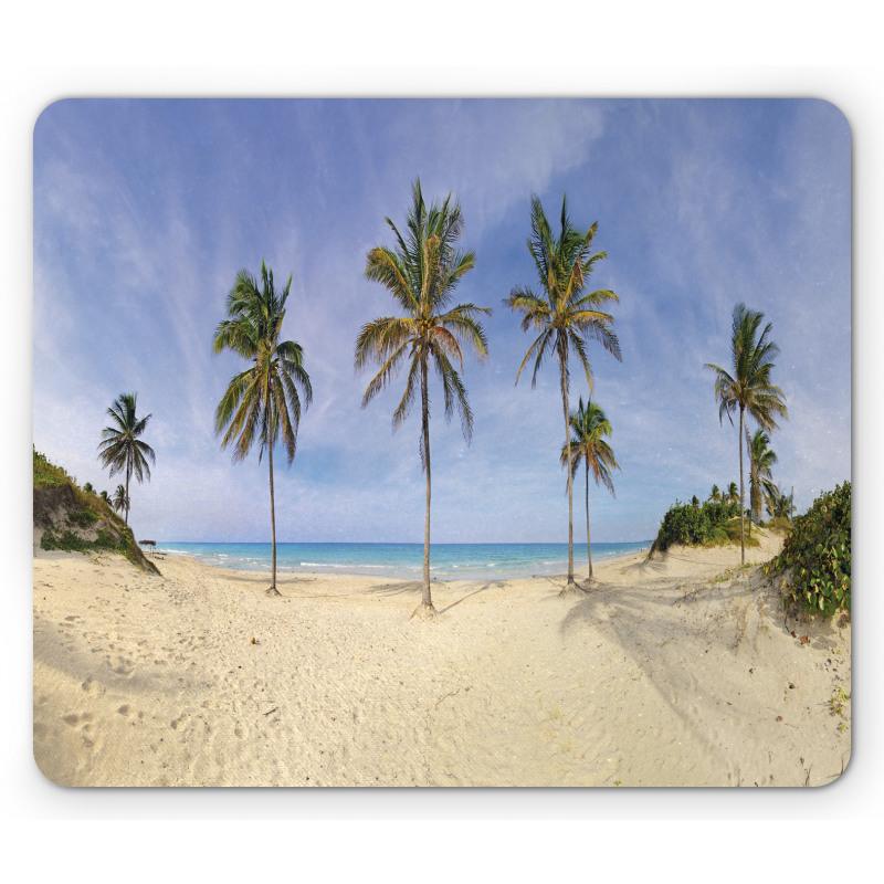 Cuban Beach Panorama Mouse Pad