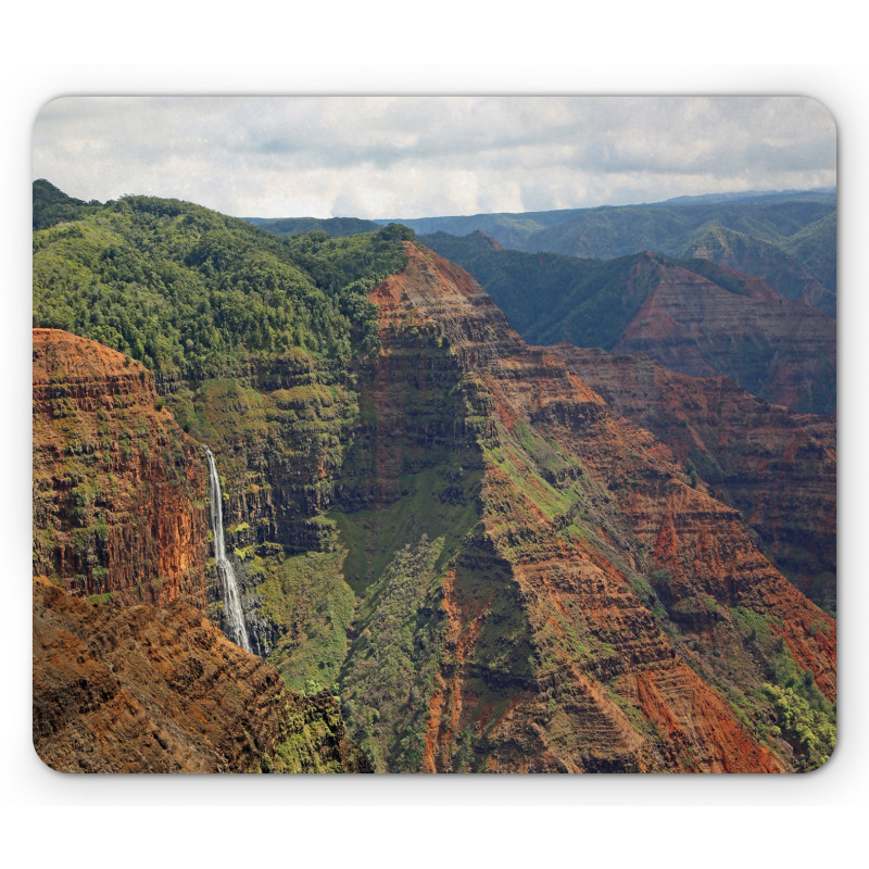 Waipoo Falls Hawaii Mouse Pad