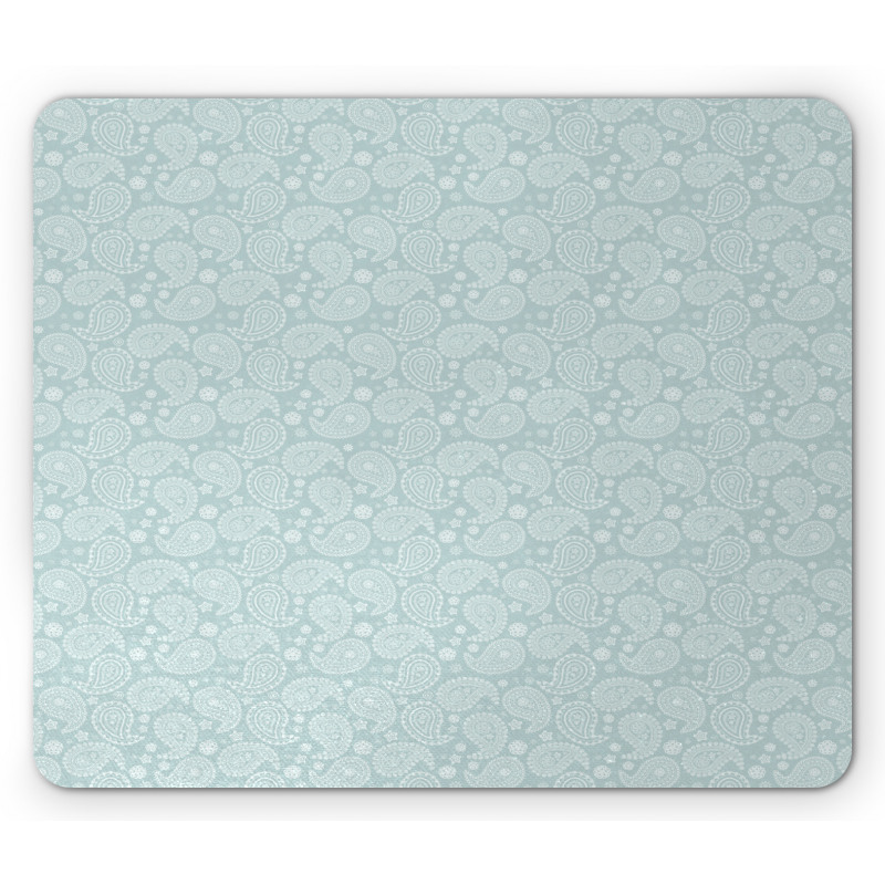 Ethnic Buta Ornament Mouse Pad