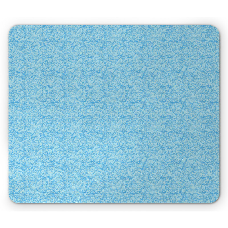 Intricate Buta Element Mouse Pad