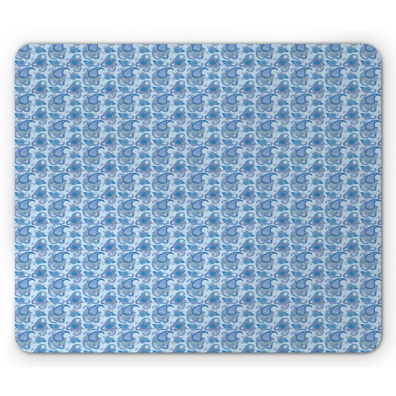 Ethnic Design Flowers Mouse Pad