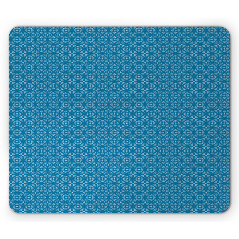 Curlicue Symmetry Art Mouse Pad