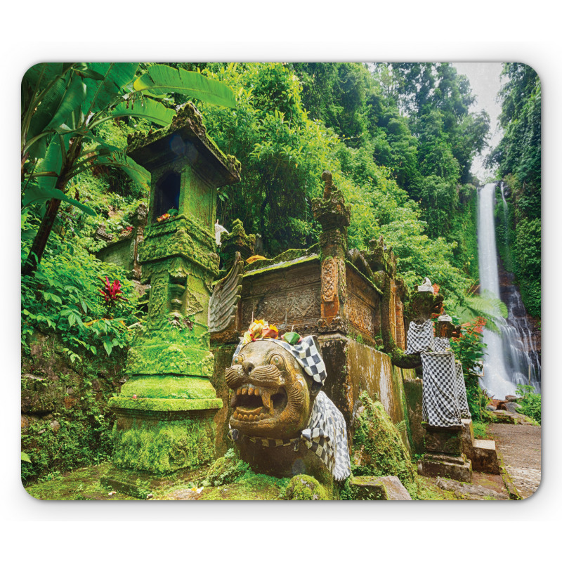 Waterfall Rainforest Mouse Pad