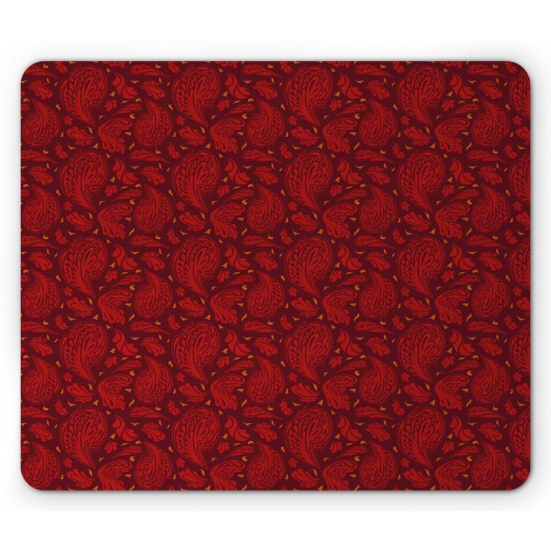 Paisley Style Motifs Art Mouse Pad