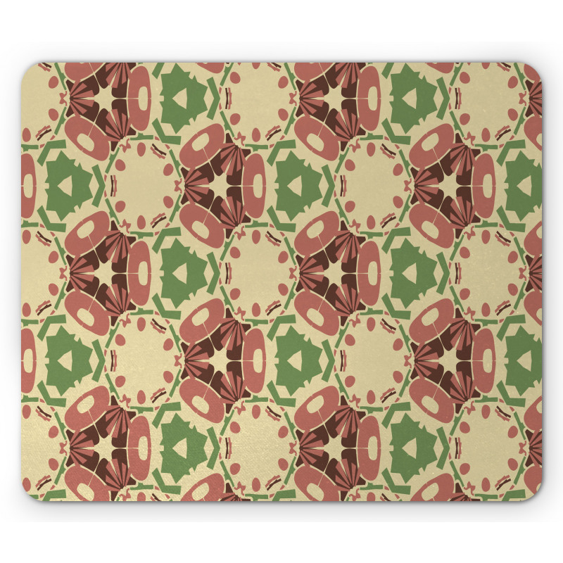 Geometric Shape Motifs Mouse Pad