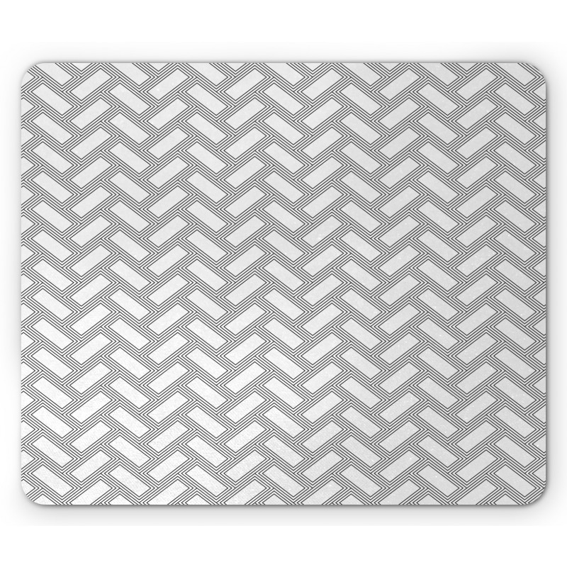 Geometric Vintage Art Mouse Pad