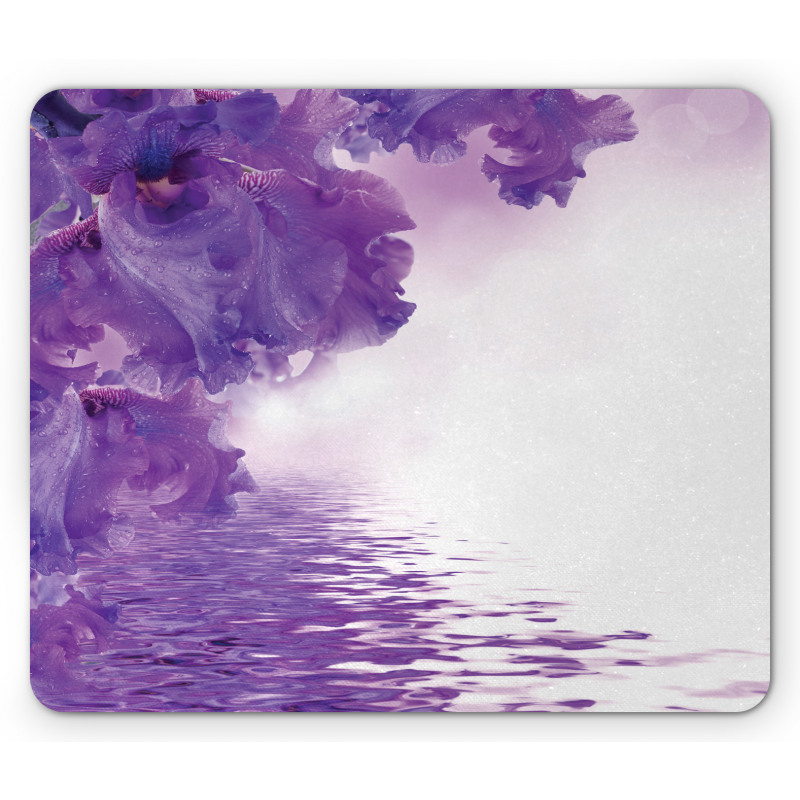 Iris Petals Mouse Pad