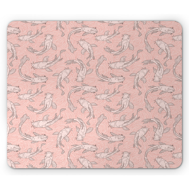 Luck Symbol Motifs Art Mouse Pad