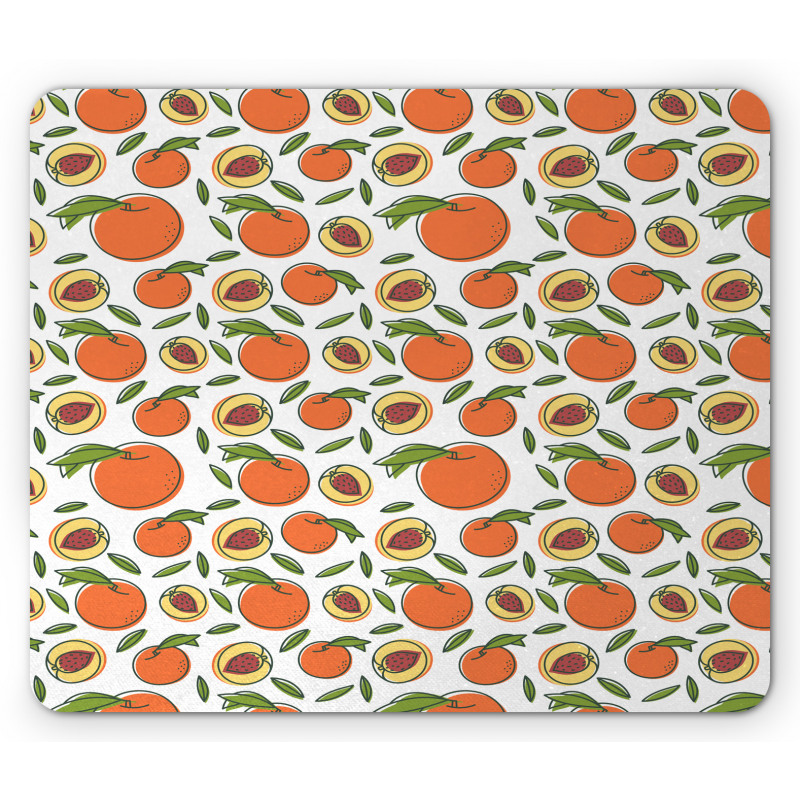 Fruit with Seed Art Mouse Pad