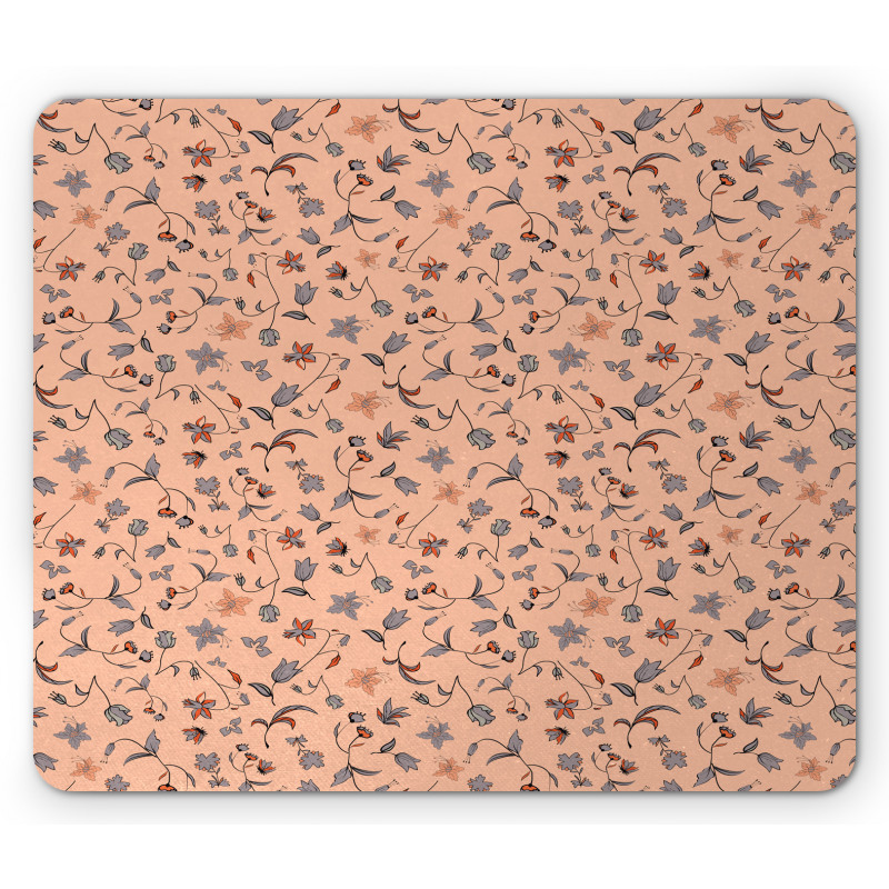 Abstract Autumn Botany Mouse Pad