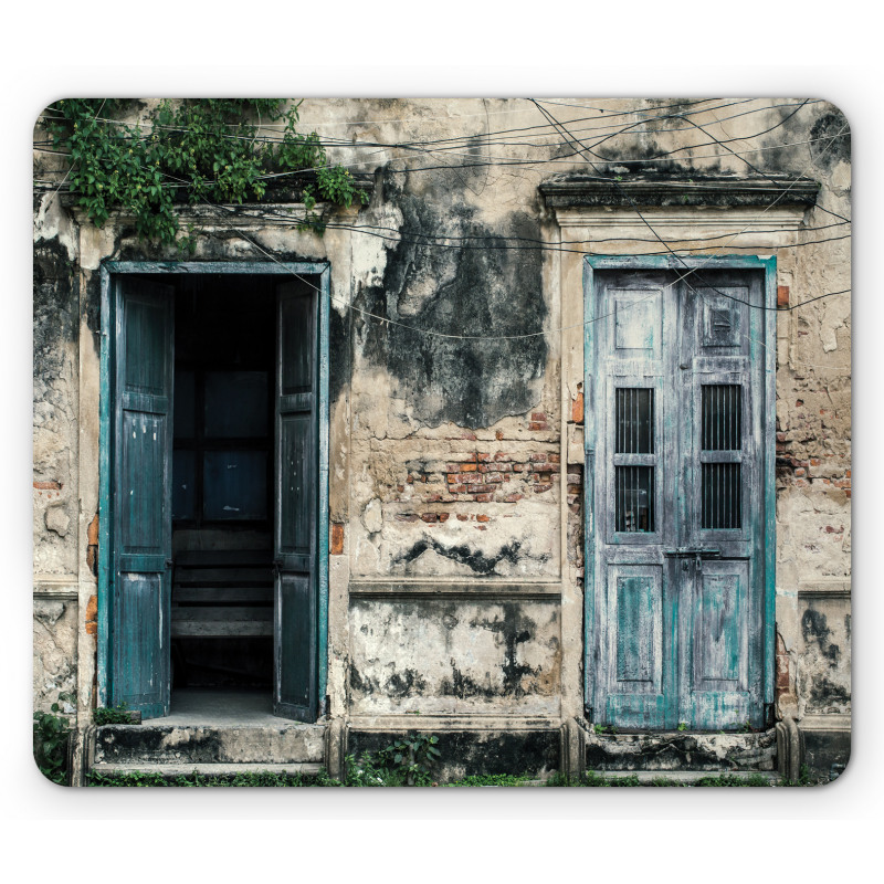 Doors of Old Rock House Mouse Pad