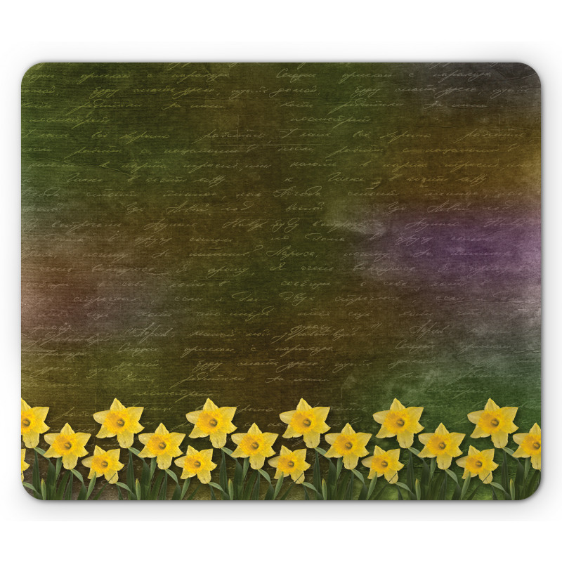Bridal Spring Flowers Mouse Pad