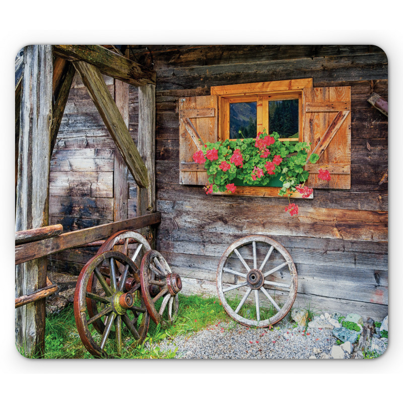 Farmhouse Countryside Mouse Pad