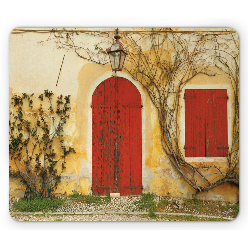 Aged Doors Tuscan House Mouse Pad