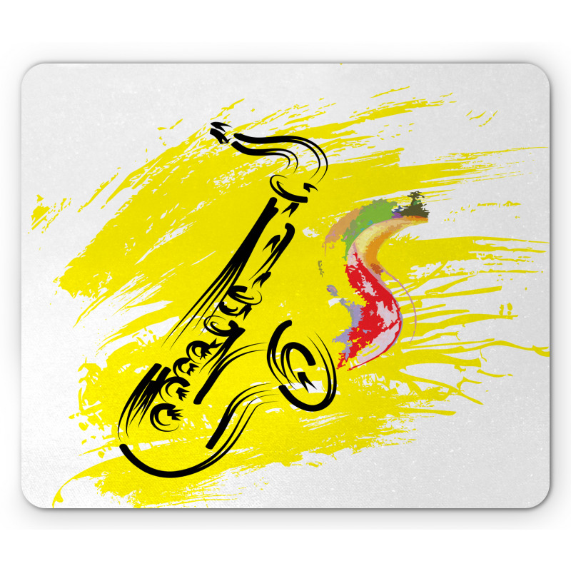 Jazz Saxophone Mouse Pad