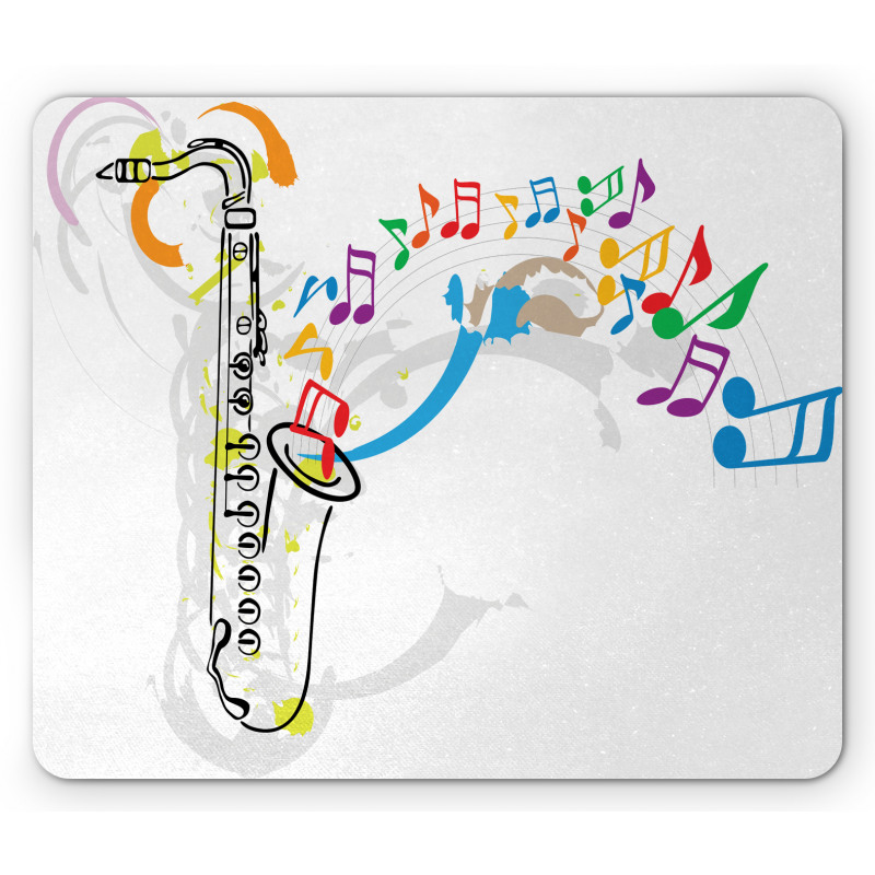 Festival Music Notes Mouse Pad
