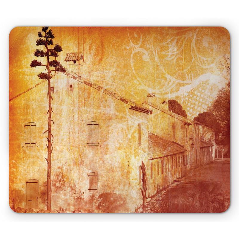 Retro French Street Mouse Pad