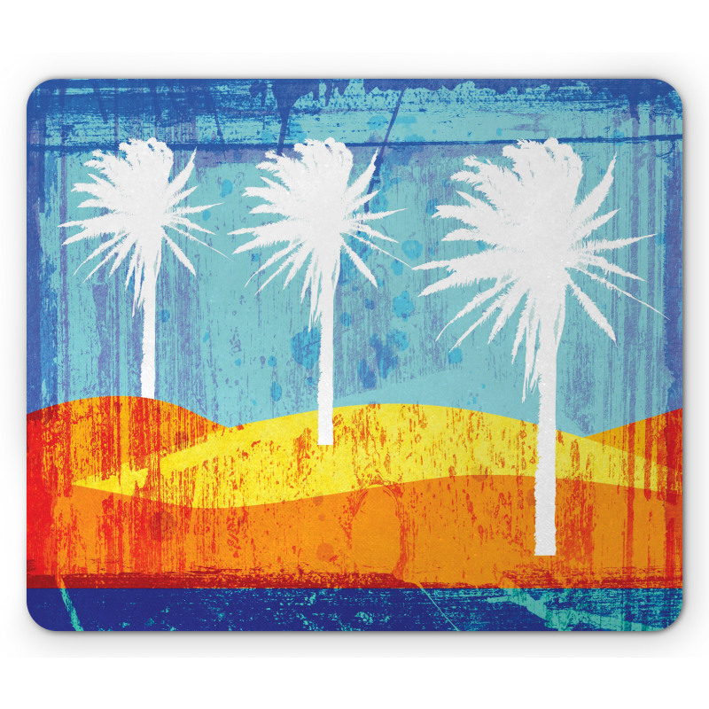 Tropic Beach Palms Mouse Pad