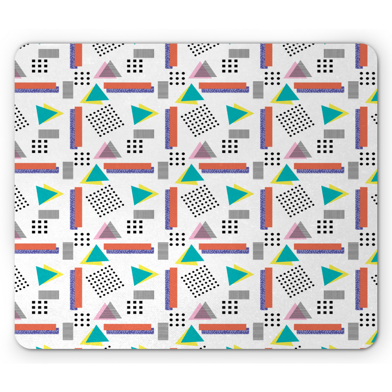 Old Retro Style Pattern Mouse Pad