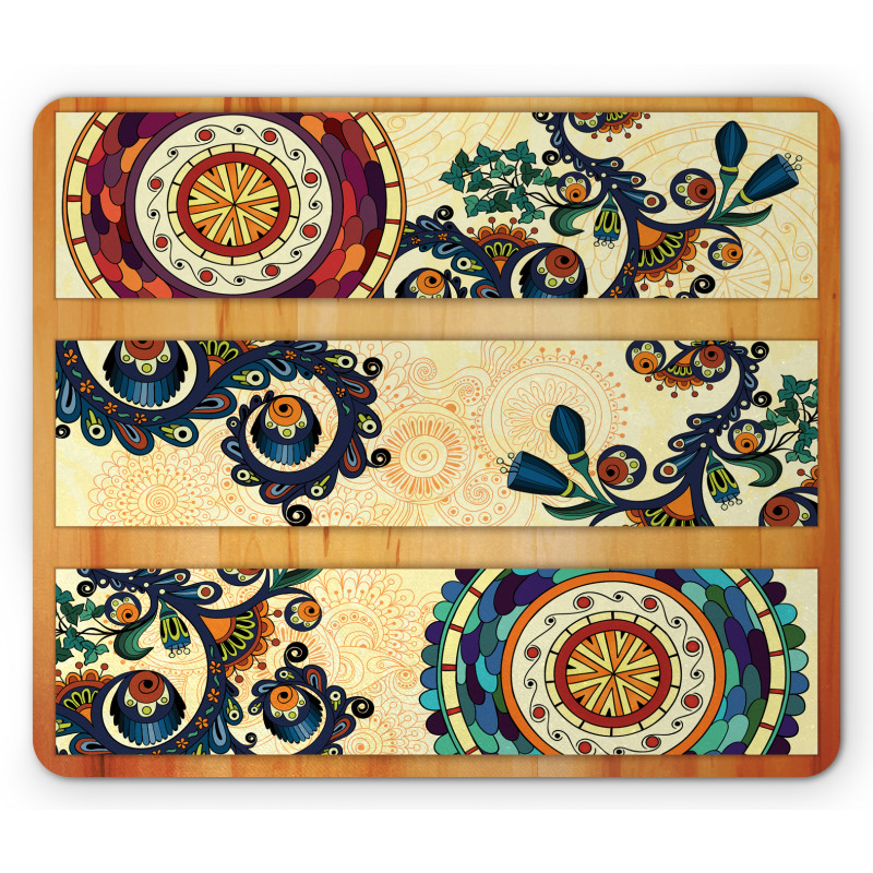 Eastern Batik Style Mouse Pad