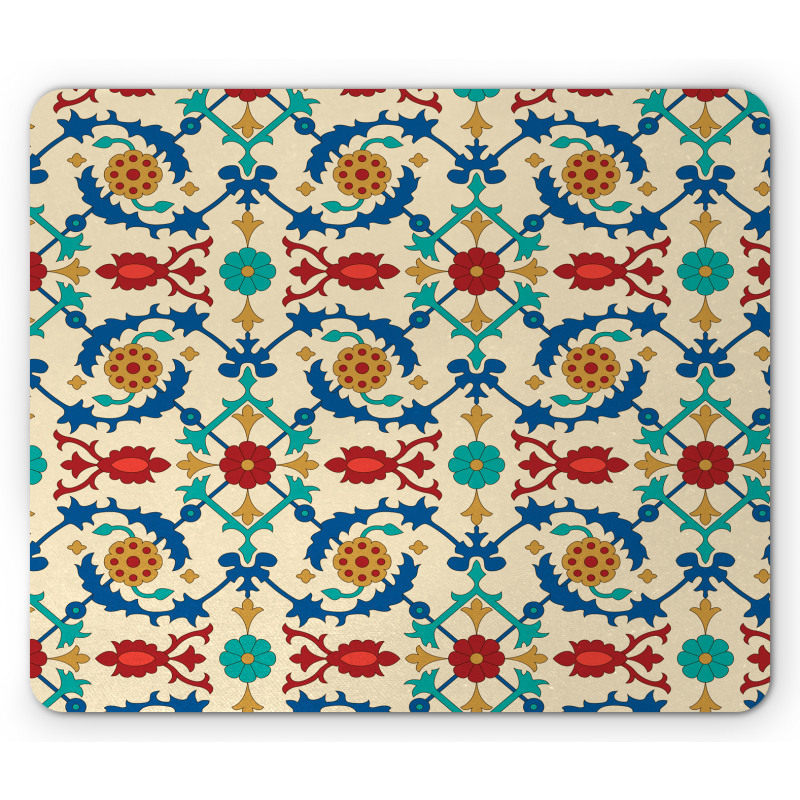 Baroque Floral Mouse Pad